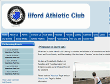 Tablet Screenshot of ilfordathleticclub.co.uk